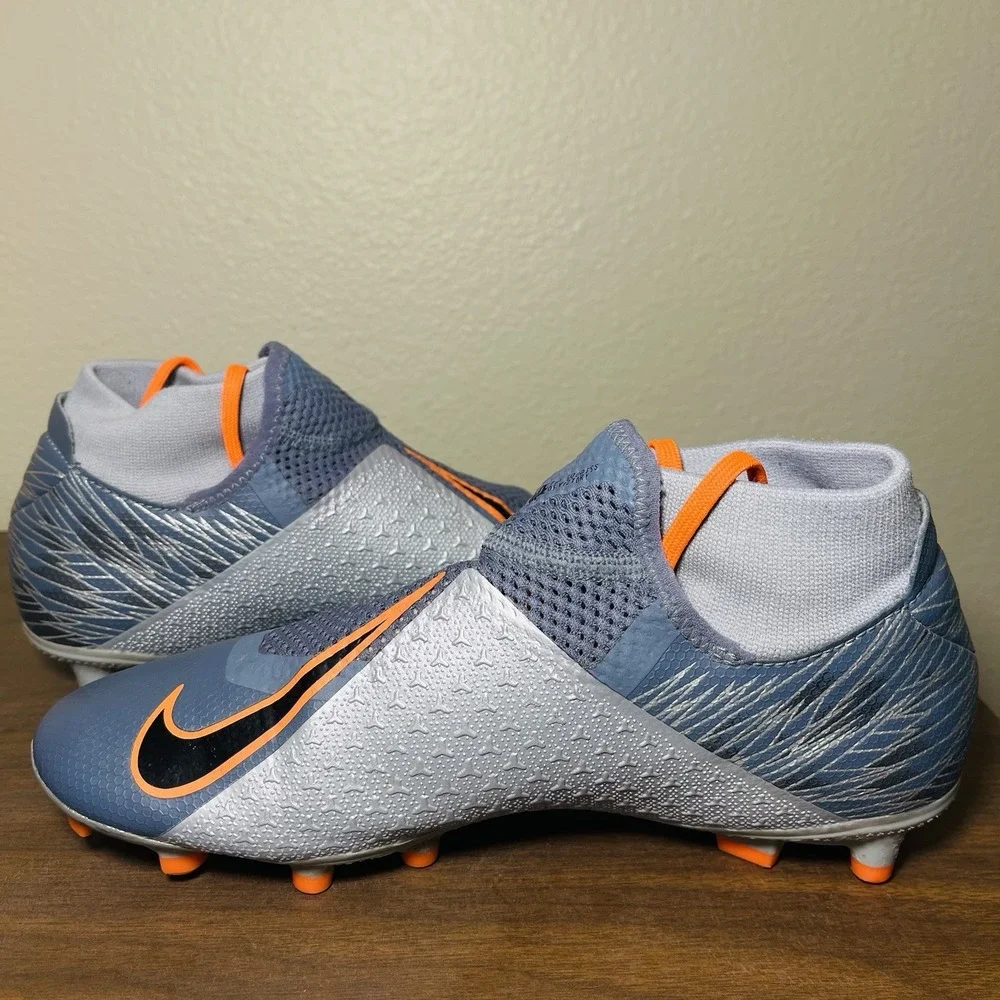 Nike Phantom Vision Soccer Cleats Elite Dynamic Multiground Size 7‎ Blue Orange